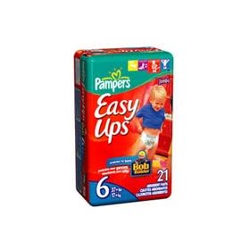 Pampers Easy Ups For Boys Jumbo Pack Size:6 # 06779 - 21/ Pack 4 Packs