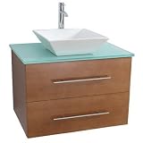 Bianca 30 Inch Wall-Mounted Pear Wood