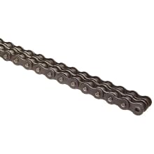 HKK Double Strand Roller Chain, Riveted, Carbon Steel