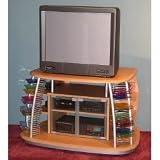 Review Stacks and Stacks  / Compact TV and A/V Cart (Beech/Metal) (21.5