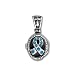 Ovarian Cancer Awareness Teal Ribbon Prayer Box Crystal Charm