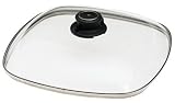 Swiss Diamond Accessory Square Cover for 11-Inch Grill, Casserole, or Square Saute Pan