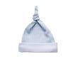 Chuckleberries "Blue Checker" Preemie Knotted Cap