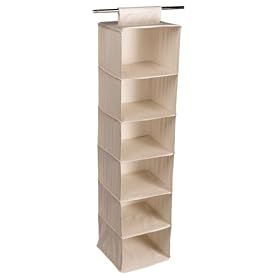 Whitney Design 01812 6-Shelf Canvas Sweater Organizer