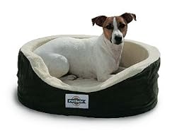 PetSafe Heated Wellness Sleeper, Small, Hunter Green/Sand