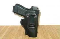 Glock 26 27 33 Pro Carry LT CCW IWB Leather Gun Holster New Black
