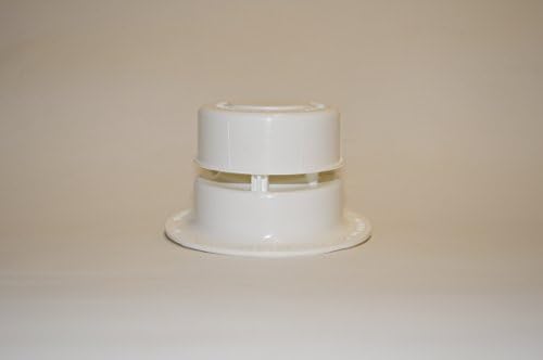 ToughGrade TG-27 White Vent Cap No Collar for RV, Motor Home and Cargo Trailers