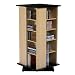 Ameriwood 18637 Swivel Media Storage-Sycamore Maple with Black