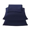 Cotton-Polyester Sheet Set - Navy