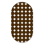 dwellbaby Oval Crib Sheet - Dots