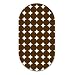 dwellbaby Oval Crib Sheet - Dots