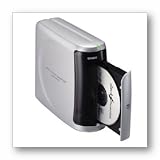 Casio Disc Title Printer CW-100 - CD/DVD printer - B/W - thermal transfer - CD (4.75 in) - 300 dpi x 300 dpi - up to 14.9 inch/min - capacity: 1 disks - USB