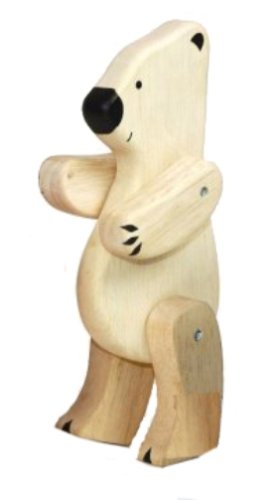 Childrens Toyshop   : Pintoy Baby Bear (Natural)