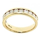 New 14KT Yellow Gold 1CTTW Diamond Anniversary Band