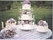 White Victorian Garden Cake Stand