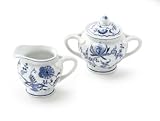 JAPAN BLUE DANUBE CREAMER & SUGAR SET
