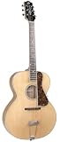 The Loar Roundhole Archtop Acoustic Guitar, Natural Finish