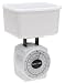 Salter 16-Ounce Food Scale with Storage Container and Lid, White