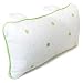 Spa Sister Terry Bath Pillow with Embroidered Dots - Green