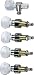 5 STRING BANJO TUNERS CHROME