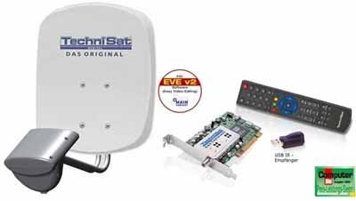 TechniSat SkyStar 2 TV/Multytenne DVB-S-Empf&auml;nger grau Preisvergleich