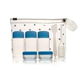 Cala Spa Cosmetic Travel Kit ( Blue ) 70-604 - 7 Piece Set