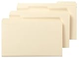 Office Depot Manila File Folders, 1/3 Cut, Legal Size, Box Of 100