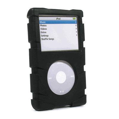 Speck Products iPod Video ToughSkin w Belt Clip Black