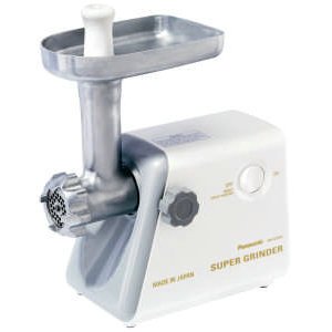 New Heavy Duty Meat Grinder Stainless Steel Cutting Blade Easy Clean Metallic Hopper by Panasonic