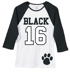 Black 16 White and Black Juniors T-shirt