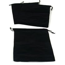 3 Pouches Black Velvet Drawstring Jewelry Bags 5 3 Pouches Black Velvet Drawstring Jewelry Bags 5