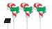 Celebrations Inliten-g 78075-73a Solar Candy Cane Pathway Markers 18