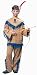 Native American Warrior Child Halloween Costume Size 8-10 Medium