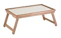 Winsome 98821 Flip top Bed Tray with Notch Handle - White/Natural
