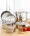 Cuisinart Chef's Classic Stainless-Steel 10-Piece Cookware Set