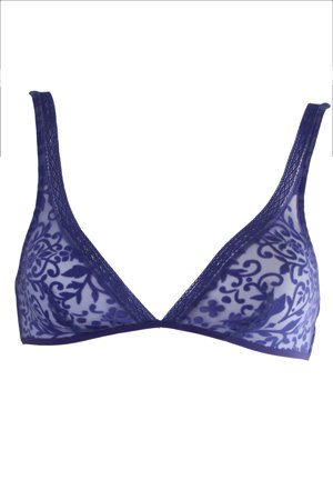 Andres Sarda Lavender Triangle Bra and Puple Shorts Set