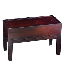 Storage Coffee Table - Madison Dark Wenge Finish by Adesso