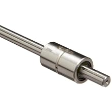 THK Steel Ball Spline Model LT, Single Nut Cylindrical Medium Torque, Shaft: 6mm Diameter x 300mm Length, Nut: 14mm Diameter x 25mm Lenght, Load Capacity: 486 lb