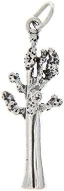 Sterling Silver 3d Giant Sequoia Tree Charm Pendant