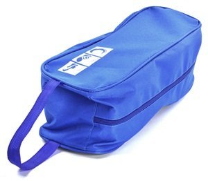 Little Mouse ® Blue Color Water Proof Running/sport Shoe Carrying Zip Bag with Cosmos Fastening Strap