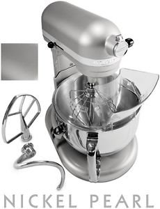 NEW Kitchenaid Kp26m1xnp Pro 600 Stand Mixer 6 Qt Nickel Pearl Large Capacity Fast Shipping By Fedex