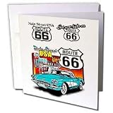 Signs - Route 66 - Greeting Cards-12 Greeting Cards with envelopes