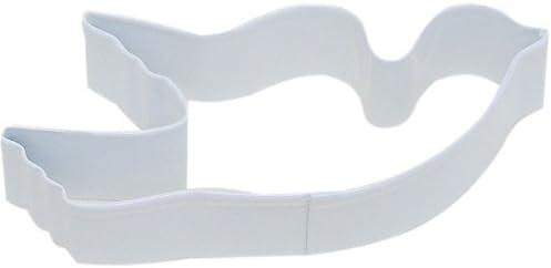 Dove White Poly Resin Coated Tin Cookie Cutter 4.5"