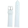 Watch Band White Genuine Leather Crocodile Grain 22 millimeter Tech Swiss