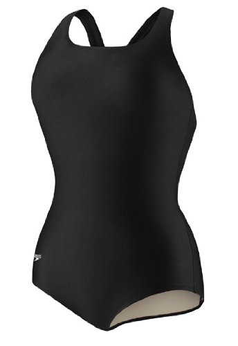Speedo+Aquatic+Xtra+Life+Lycra+Plus+Size+Conservative+Ultraback+Swimsuit%2C+Black%2C+22