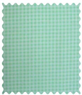 SheetWorld Green Gingham Fabric - By The Yard