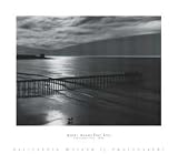 Scripps Pier by Ansel Adams. Size 30.00 X 24.00