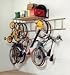 4-Foot Garage Storage Shelf and Bike Rack with Ladder Hooks
