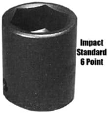 KTI38120 K Tool International 1/2in. Drive Standard 6 Point Impact Socket 20mm