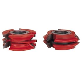Freud UP267 2-Sided Classic Profile Shaper Cutter Set For 1-Inch Rail And Stile Doors, 1-1/4 Bore
